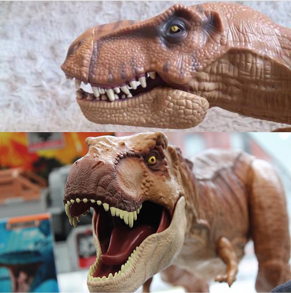 Locomotora capturar suéter JurassicWorldSpain on Twitter: "Comparación del juguete de Rexy: arriba el de @Hasbro para #JurassicWorld y abajo el de @Mattel para #JurassicWorldFallenKingdom https://t.co/VMEej2KVx7" / Twitter Locomotora capturar suéter JurassicWorldSpain on Twitter: "Comparación del juguete de Rexy: arriba el de @Hasbro para #JurassicWorld y abajo el de @Mattel para #JurassicWorldFallenKingdom https://t.co/VMEej2KVx7" / Twitter