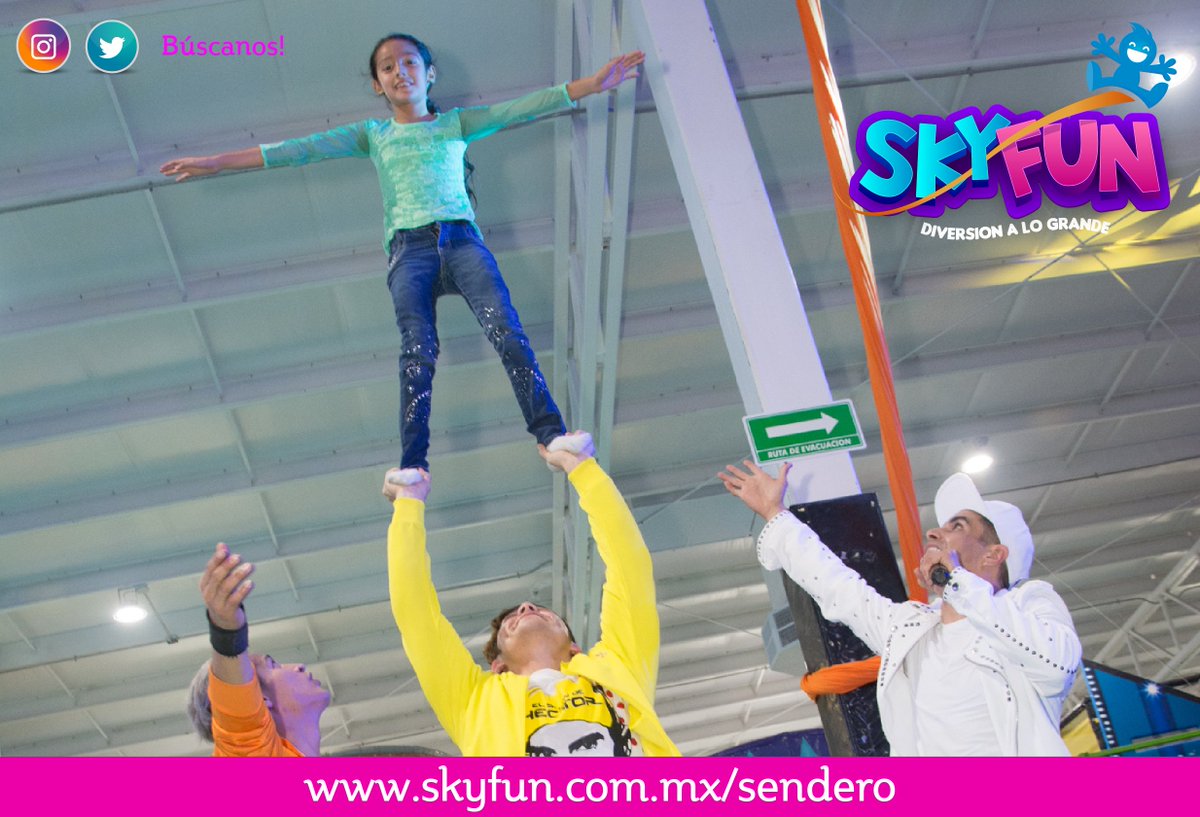 SkyFunSendero's tweet photo. Hoy lunes también es un buen día para visitarnos!😁😉😃✨
Te esperamos en SkyFun! ❤️💜💚
#SkyfunSendero #DiversiónALoGrande #Salta  #Happy https://t.co/zxvy2AOLyN