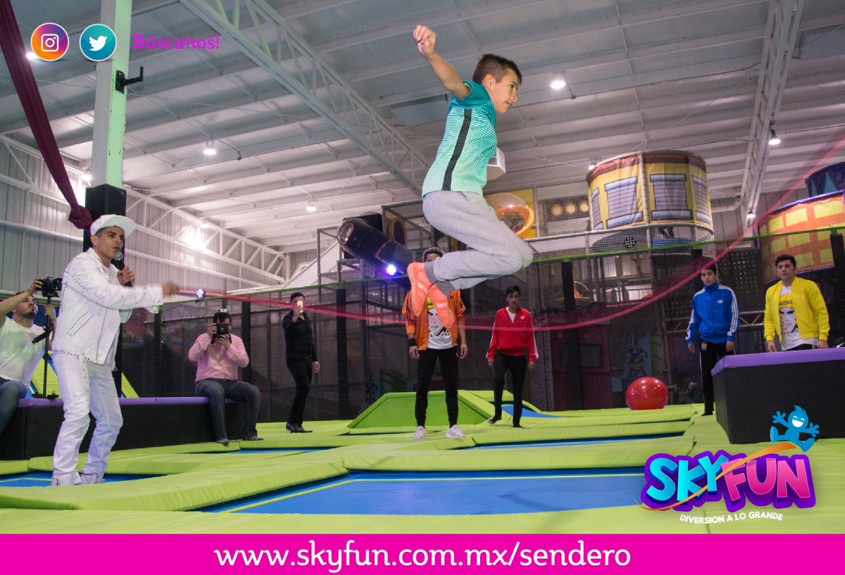 SkyFunSendero's tweet photo. Hoy lunes también es un buen día para visitarnos!😁😉😃✨
Te esperamos en SkyFun! ❤️💜💚
#SkyfunSendero #DiversiónALoGrande #Salta  #Happy https://t.co/zxvy2AOLyN