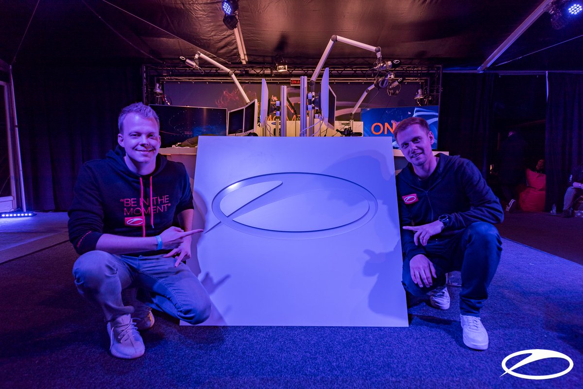 asot's tweet photo. Armin van Buuren &amp; Ruben De Ronde are ready for tonight! 

→ Watch &amp; listen live at https://t.co/Y8meoICaVn from 9PM! https://t.co/yciuO6l8wX