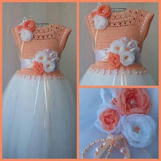 STejiendo's tweet photo. Tútu dress #crochet #CrochetDress  #Vestido #Tutudress #handmade https://t.co/hHz188rKIM