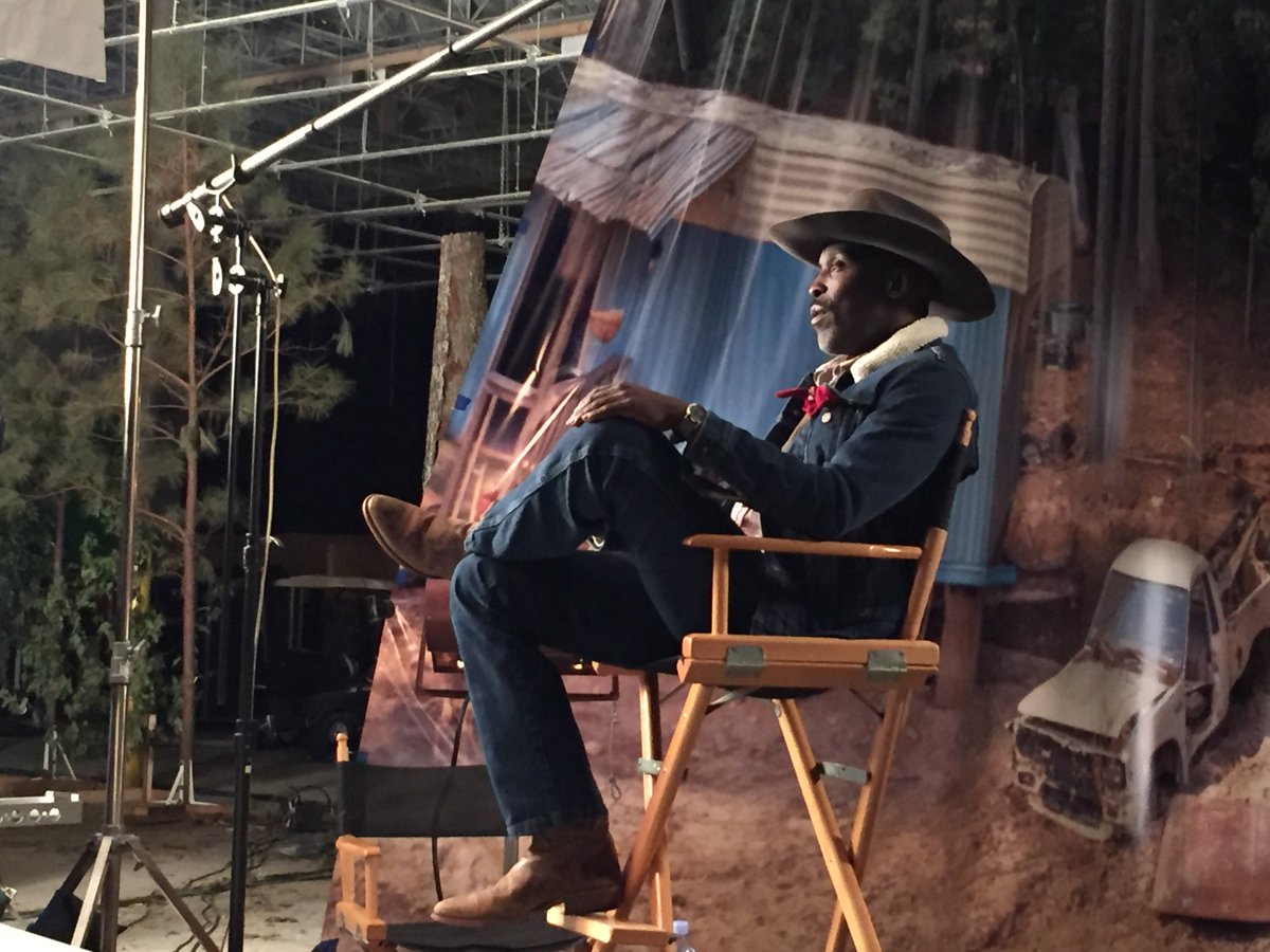 Has there ever been anyone cooler than <a href="/BKBMG/">Michael K Williams</a>? #HapAndLeonard #BTS