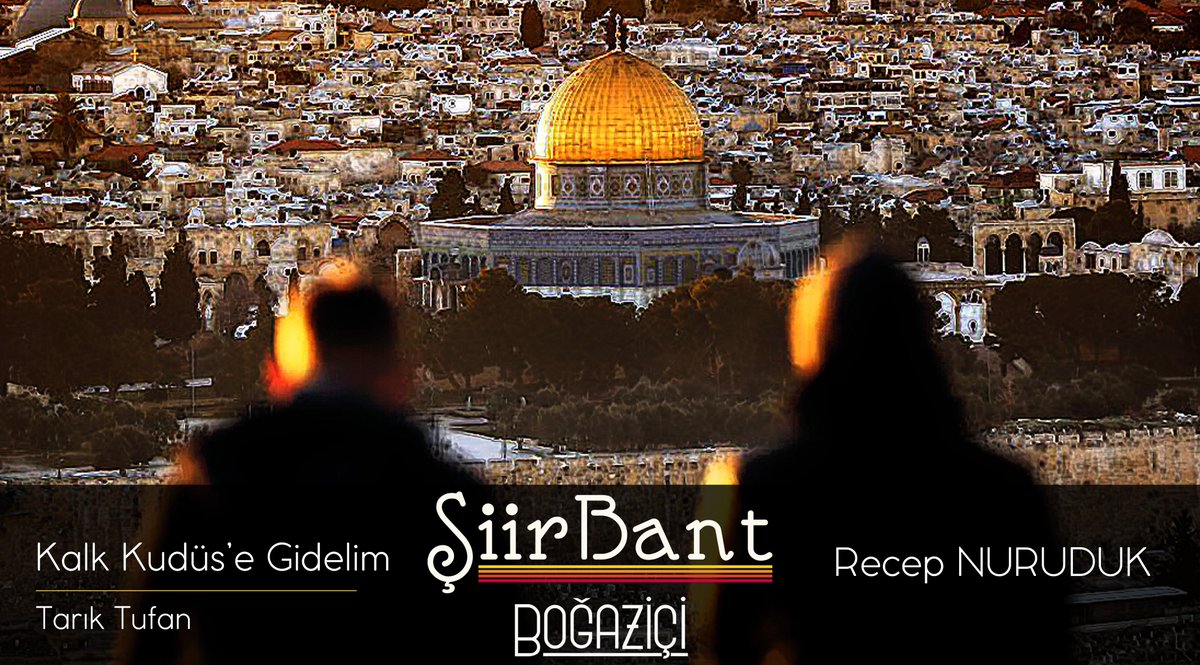 "Kalk Kudüs'e Gidelim" 
Tarık Tufan'ın şiiri
Şiirbant kanalında yayında!

youtu.be/JNASHj61dtE

Bu hafta kanalımızda misafir ettiğimiz ses: Recep Nuruduk.