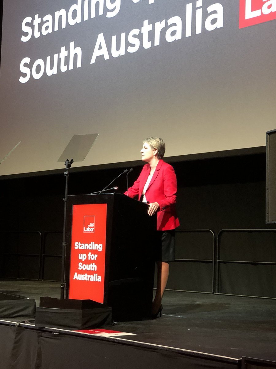 alpsa's tweet photo. @tanya_plibersek at the SA campaign launch - βNick Xenophon voted 57 times to cut funding from South Australian schoolsβ #savotes2018 #standingupforsa #sa #savotes https://t.co/jewzzuEBQA