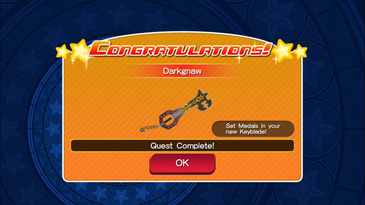 Camii_669's tweet photo. Yeeeey... Ya las tengo al fiiin!!!🎊 #diamondust #missingache #darkgnaw #keyblades #proudmode #KHUX #KingdomHearts https://t.co/EZRPpGx0z5