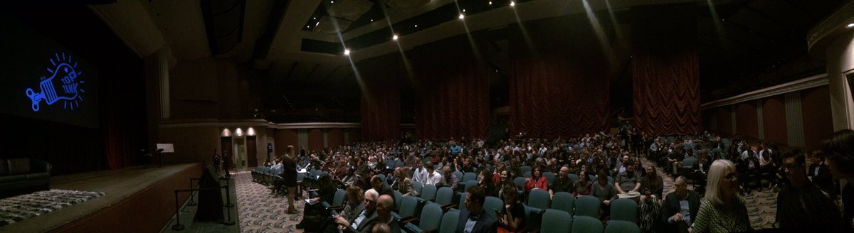 CJOnline's tweet image. We're underway for the big event here with #TopTankTopeka at @TPACtix. One of 10 finalists will walk away with $100K towards starting a biz in downtown #Topeka.