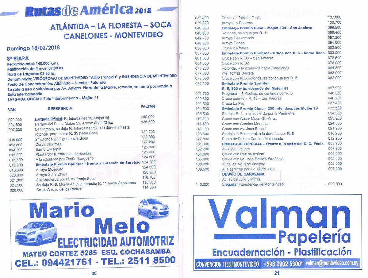 sanantonioteam's tweet photo. Mañana los invitamos a alentar a nuestros defensores en la ultima etapa de #RutasDeAmerica2018 .
Para quienes fueran desde Florida, pueden ver el pasaje en Canelones y luego la llegada en la @montevideoIM en 18 de Julio. 
Les dejamos el recorrido. 
Los esperamos!!! https://t.co/ZYHoc6Z17T