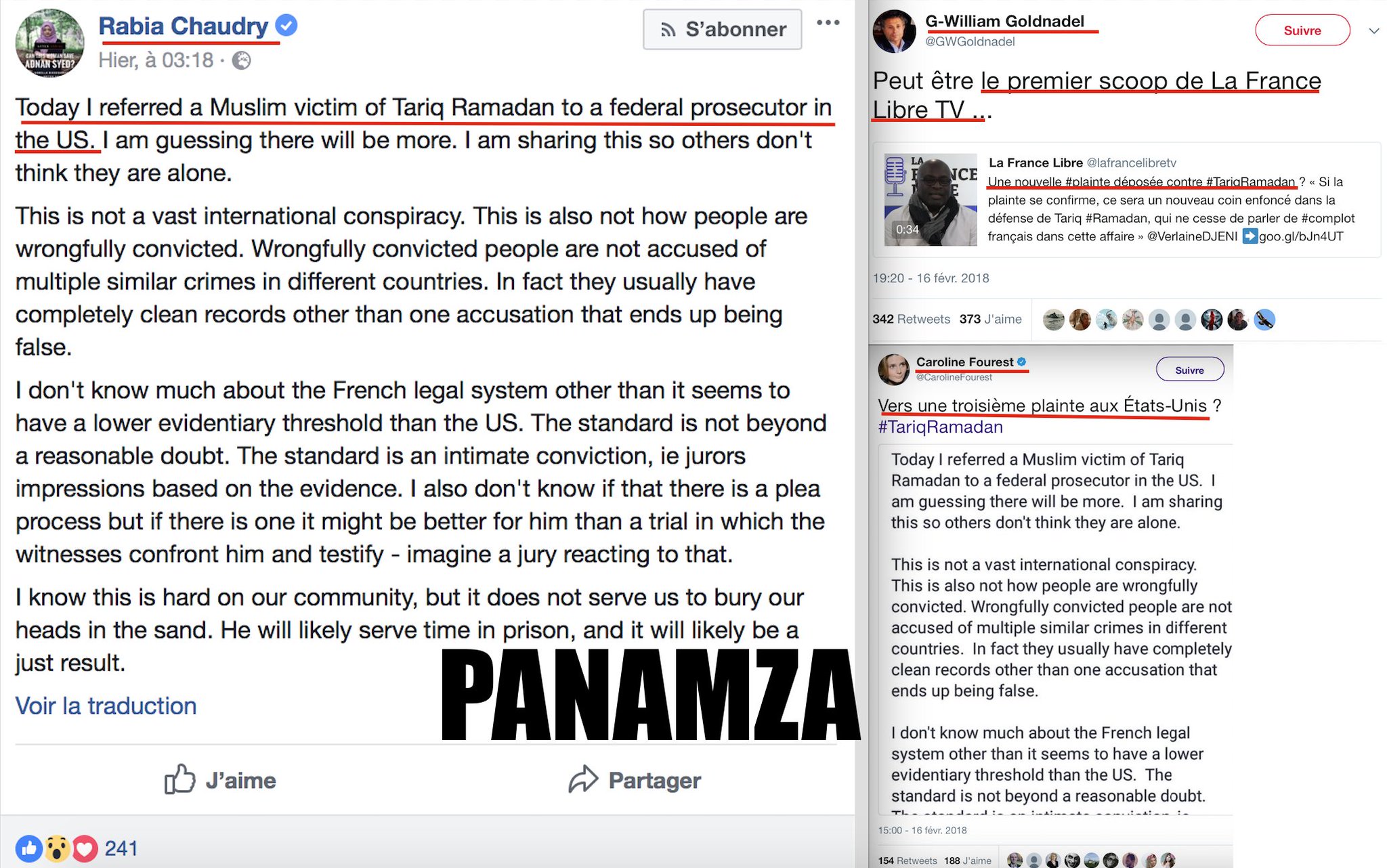 Une 3ème plainte contre Ramadan ? 