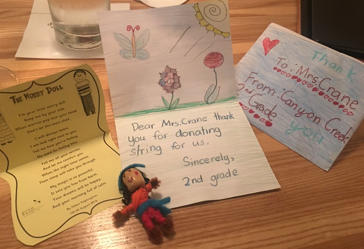 weirartroom's tweet photo. Second grade made Guatemalan worry dolls for grandparentsand grandfriends. So cute! https://t.co/qdkIbepk1c