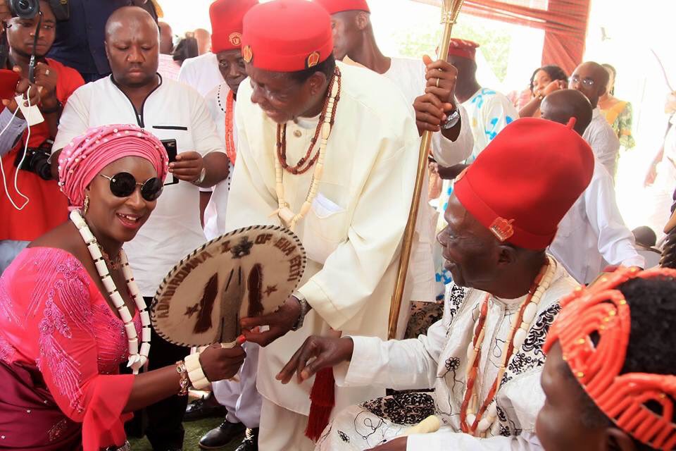 Praise God from whom ALL blessings flow!! 
My Father has blessed me with Another   Chieftaincy Title. I am now the Adadioranma 1 of Eha Etiti kingdom of ENUGU State. 
I thank Him! 
#God 
#Jesus 
#blessed
 #grateful