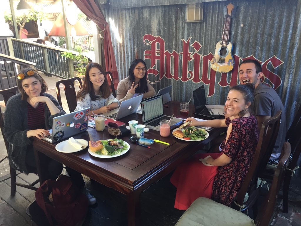 linguameister1's tweet photo. Future teachers having  fun working on TPAs today #BiolaSOE https://t.co/qNCrMhoLRS