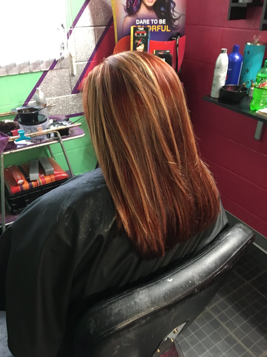 //I got my hair dyed!