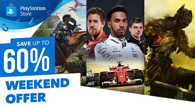 PSfans_'s tweet photo. You've seen the 'Weekend Offer' on the #PSStore right!?!?
#Witcher3GOTY - Save 54%
#Fallout4GOTY - Save 50%
#DarkSouls3 - Save 68%
#F12017 - Save up to 63%
#TheEvilWithin2 - Save up to 60%
wow, now that is some incredible savings!!!!
Check it out: https://t.co/OaPoNS4D9s https://t.co/y4RIarWCMf