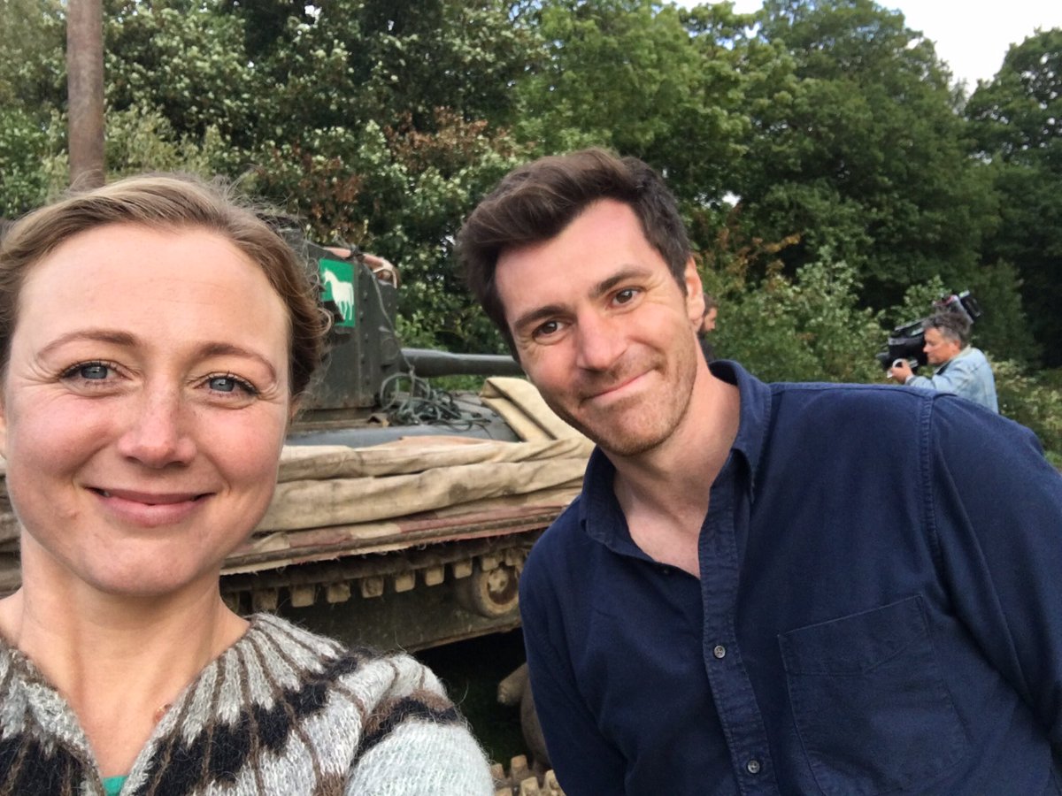 Next week on  #BritainAtLowTide Oliver and I get to ride in a tank!