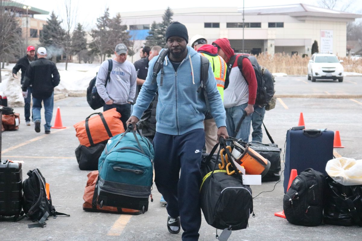 ComEd's tweet image. 2,052 miles. 77 trucks. 74 team members. 1 mission. #PoweringPR 

✈️ We’re en route to San Juan!