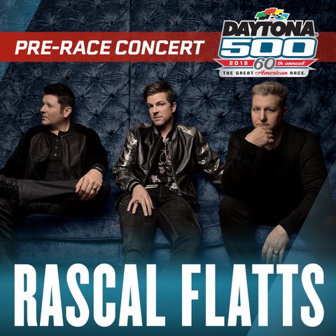 Be sure to watch Rascal Flatts during the Daytona 500 Pre-Race Show tomorrow! Buy tickets to see them in person May 4 at GREEN COUNTRY JAM 2018 today at greencountryjam.com.
