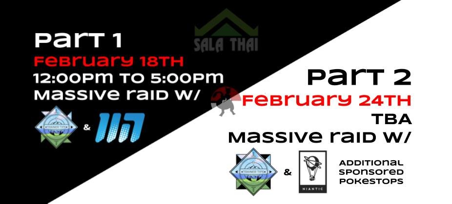 Laprasnado's tweet photo. @thelasthotsauce and @narvaezjorge presents raiding party Trainer Tips Nick and Mystic7 on February 18th 2018, meet up at Tong's family establishment, Sala Thai Resturant @ 6161 El Cajon Blvd # A, San Diego, CA 92115 - More info on https://t.co/z7K42qUrbM look for the bottle! https://t.co/ScvAUBEDMN