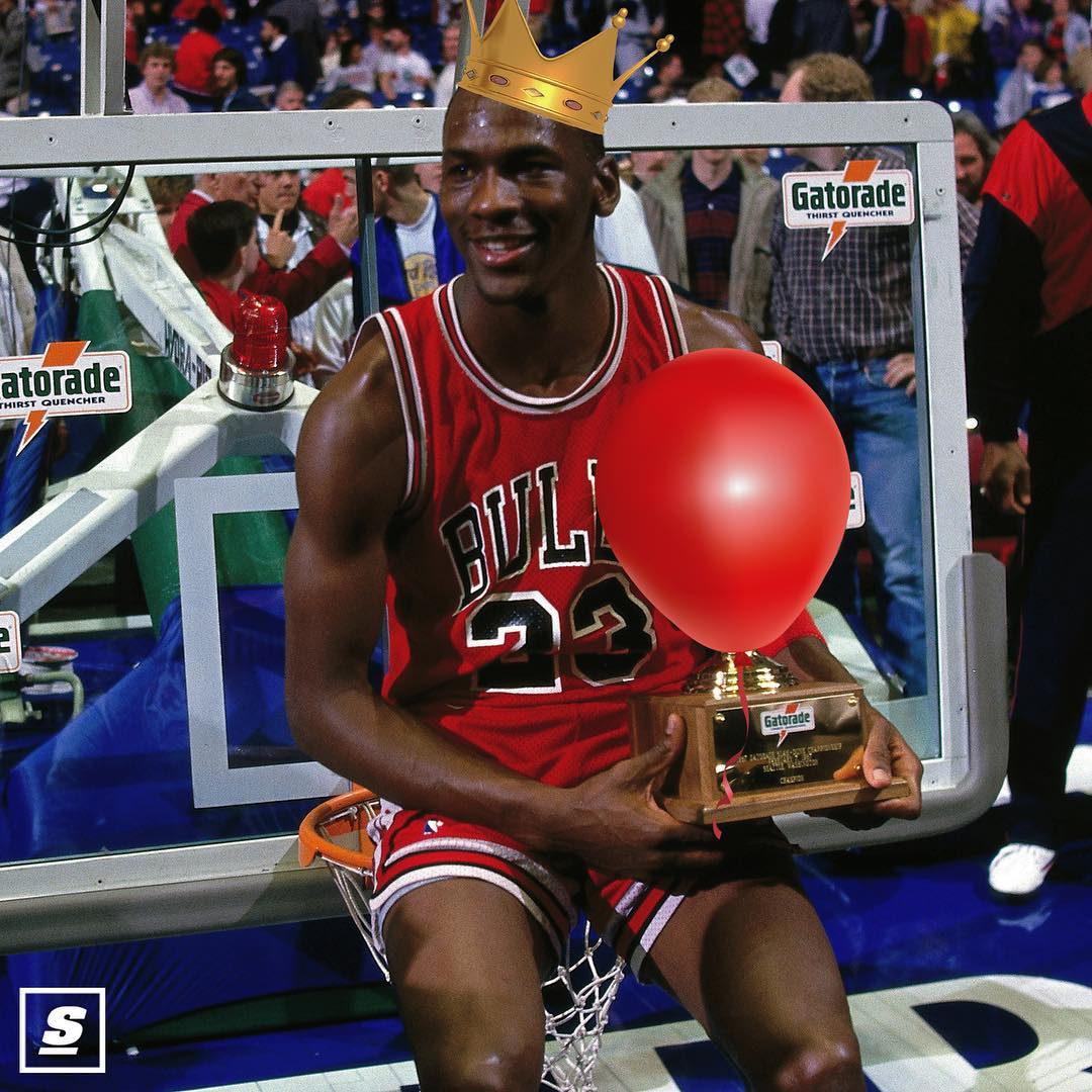 Happy 55th birthday, Michael Jordan!  