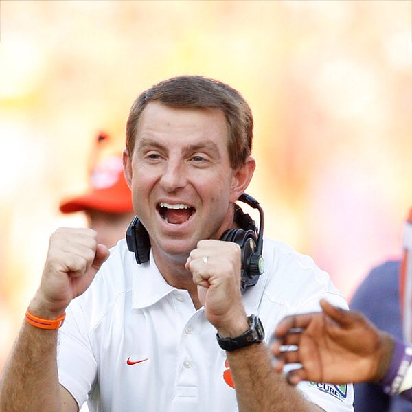 coachestribune's tweet photo. BOOM!!!!!  🙌🏻💥🔥

"Pressure is not stress ... pressure is a tool we must use to reach our fullest potential!" - Dabo Swinney

#coachestribune https://t.co/sD1m7Ul8Py