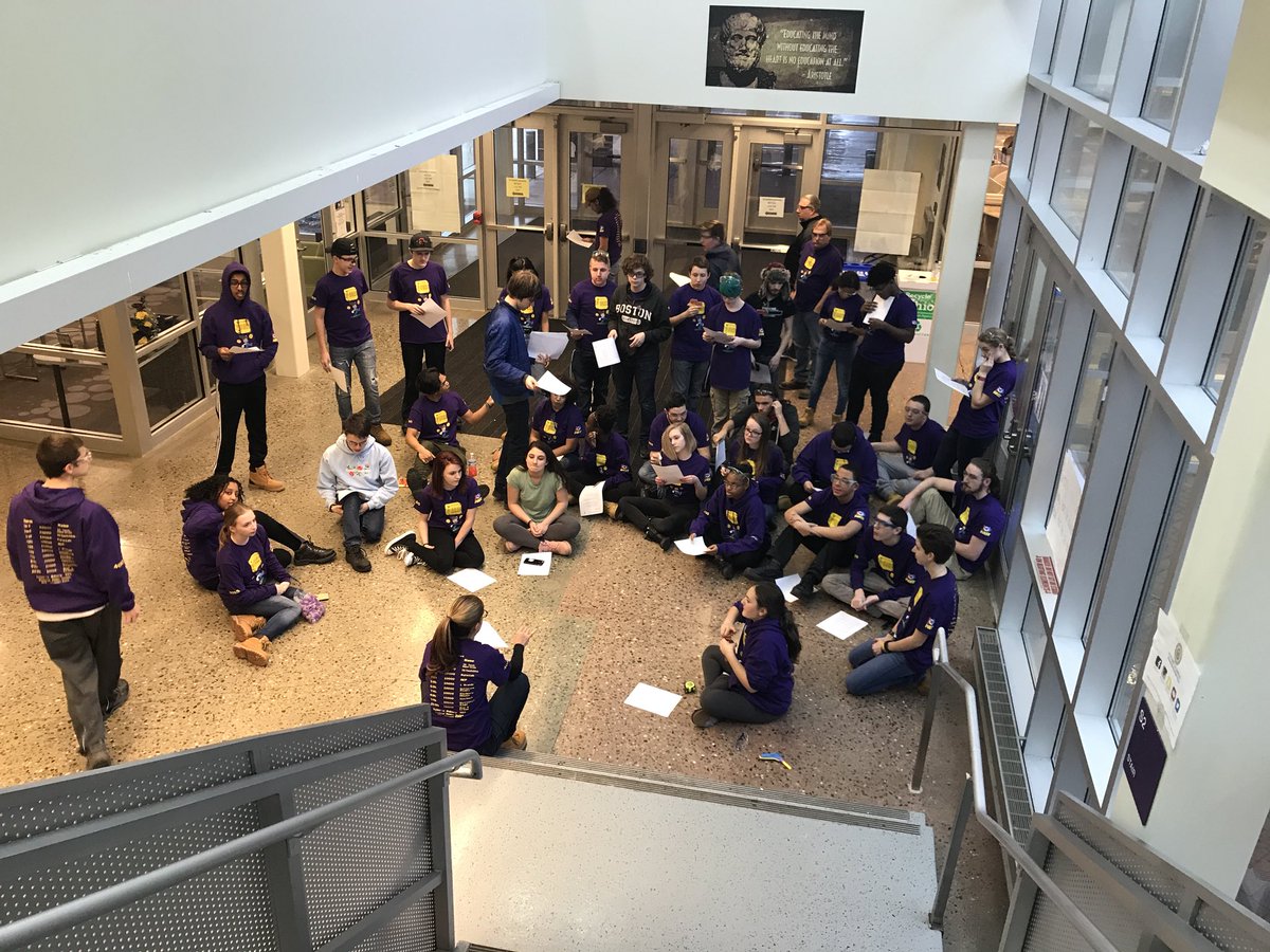 Storytime with @renee_coley!!! Reviewing travel info for our #weekone competition at #MiamiValleyRegional <a href="/FRC__bot/">FRC bot</a> <a href="/ladiesinfirst/">FIRST Ladies</a> <a href="/ReynSchools/">Reynoldsburg City Schools</a> @REYNSupt <a href="/Reyn_eSTEM/">Reynoldsburg eSTEM</a> <a href="/FIRSTweets/">FIRST</a> #omgrobots