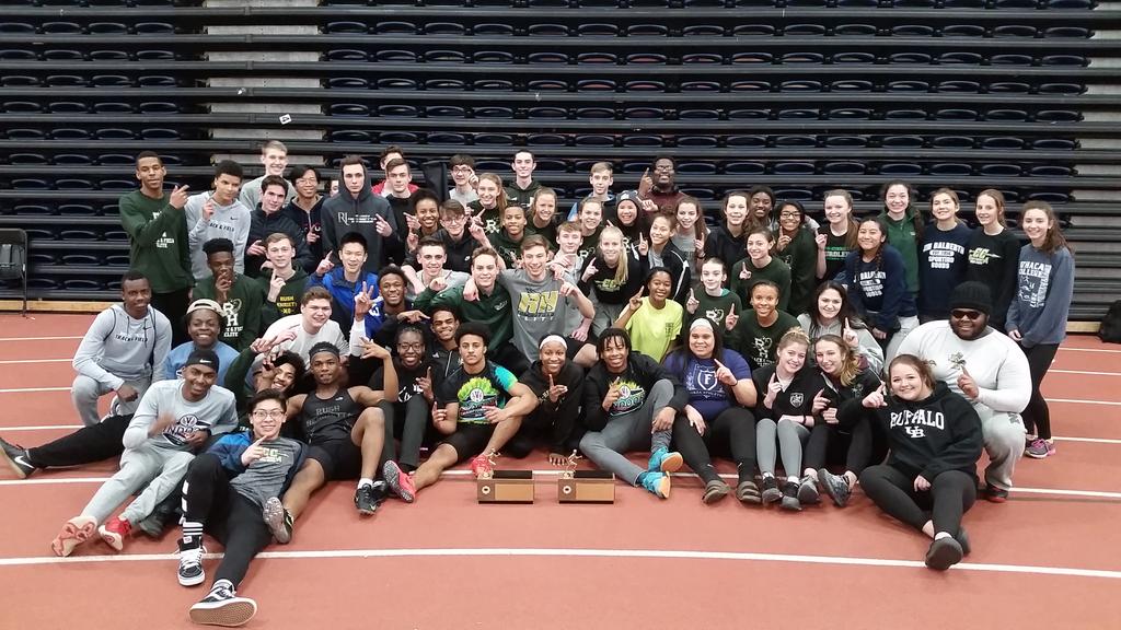 coachdemay's tweet photo. Rush-Henrietta Track &amp; Field boys and girls swept the indoor Class A sectional titles today at RIT https://t.co/yWj91EchlQ