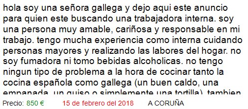 anuncioneon's tweet photo. trabajadora interna 24 horas https://t.co/qAkwxlN9S7 via @anuncioneon #segundamano #A CORUÑA https://t.co/ryrMsUx8F4