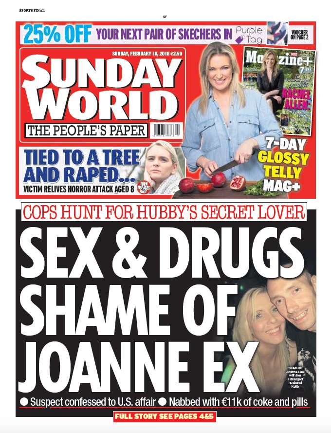 Sunday World On Twitter Another Big Crime Exclusive From Nicolatallantsw On Sundayworld Front Page