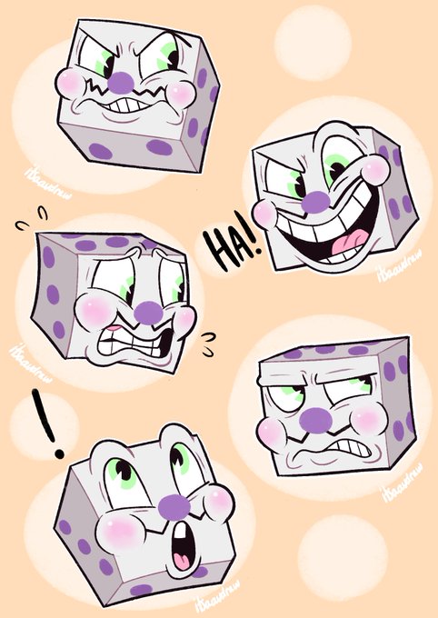 2018-02-17. #cuphead. #cupheadfanart. #kingdice. this guyyyy. 