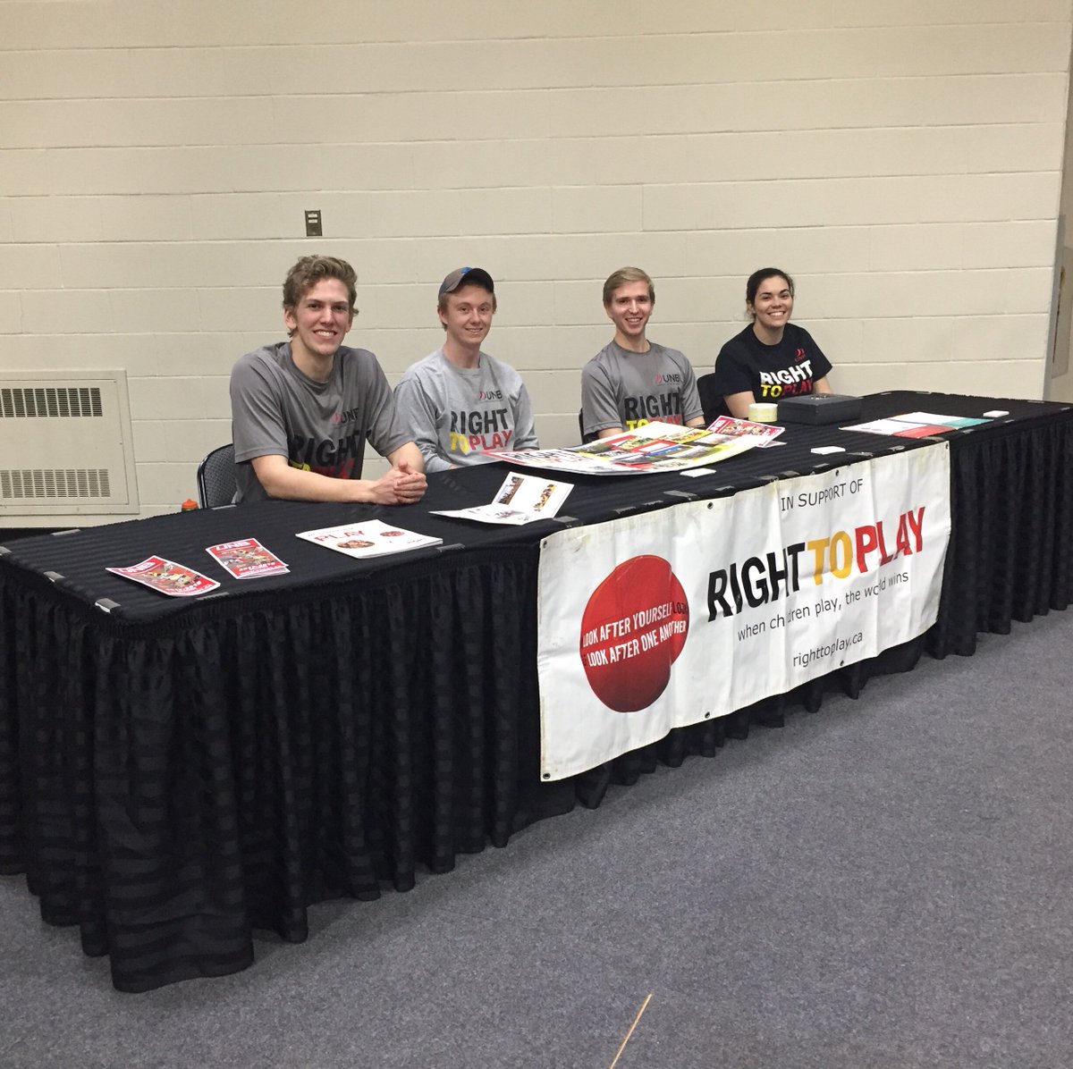 RightToPlay_UNB's tweet photo. If you’re not here yet come on down to the Currie Centre and cheer on your UNB Varsity Red’s Basketball Teams! Come find us for 50/50 tickets and to learn about Right To Play! 🏀🏀🏀🏀 https://t.co/CRXz4sfBuO