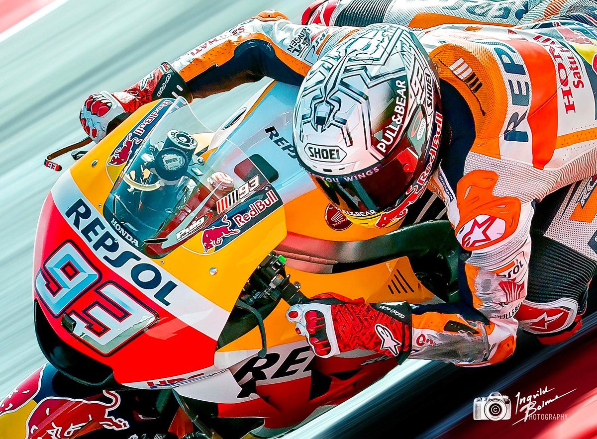Ingvild_B_Photo's tweet photo. Happy Birthday to @marcmarquez93 ! Hope you had a wonderful day in Thailand.
📸 by me
@HRC_MotoGP 
@ShoeiHelmetsUK 
@MotoGP 
@alpinestars https://t.co/Y0DpJCIyHt