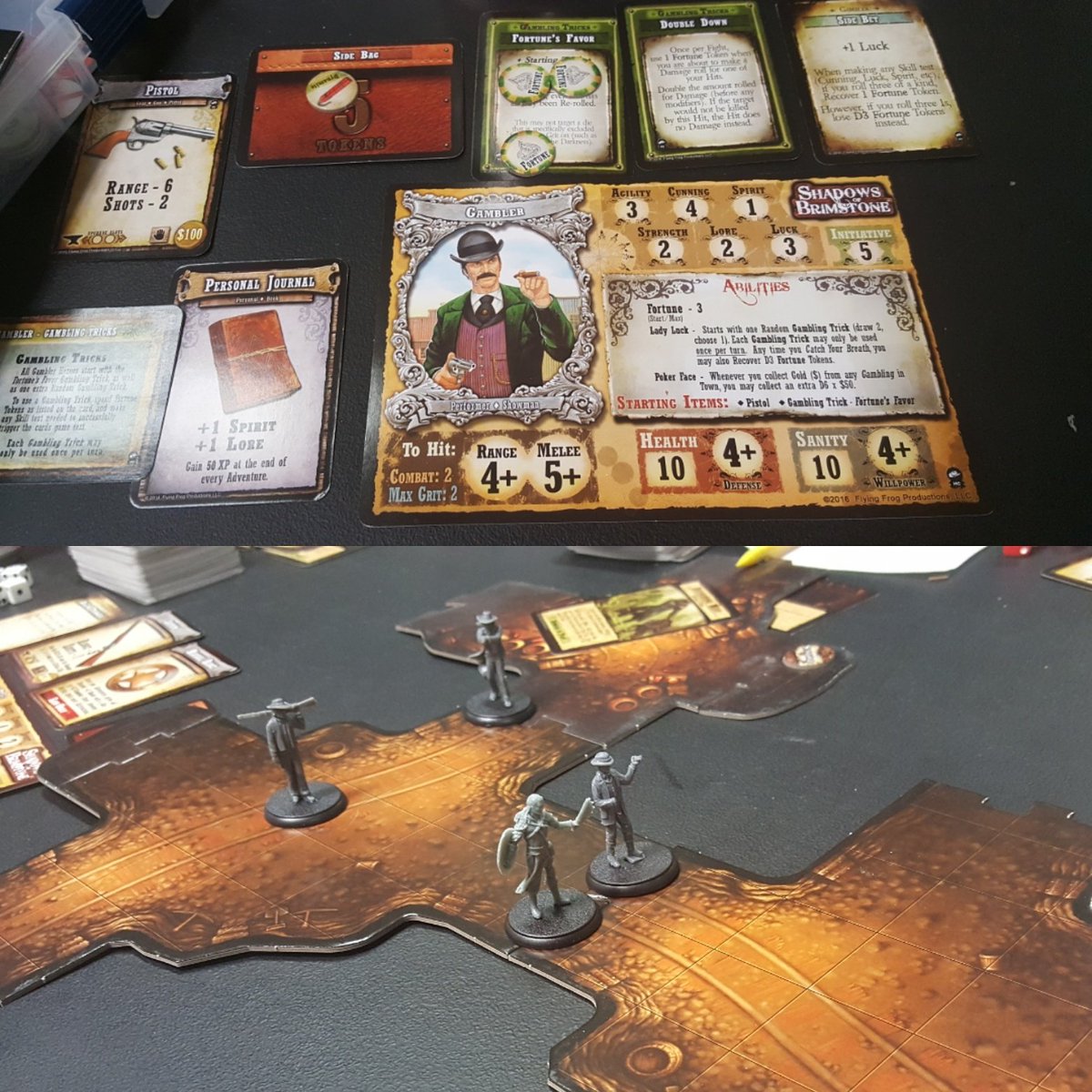 Roguepanda89's tweet photo. Playing some Shadows of Brimestone. Cowboys fighting off various horrors found in fantasy, science fiction and horror. #shadowsofbrimestone #boardgames #miniatures #horror #Cowboys https://t.co/d7vLTltkTx