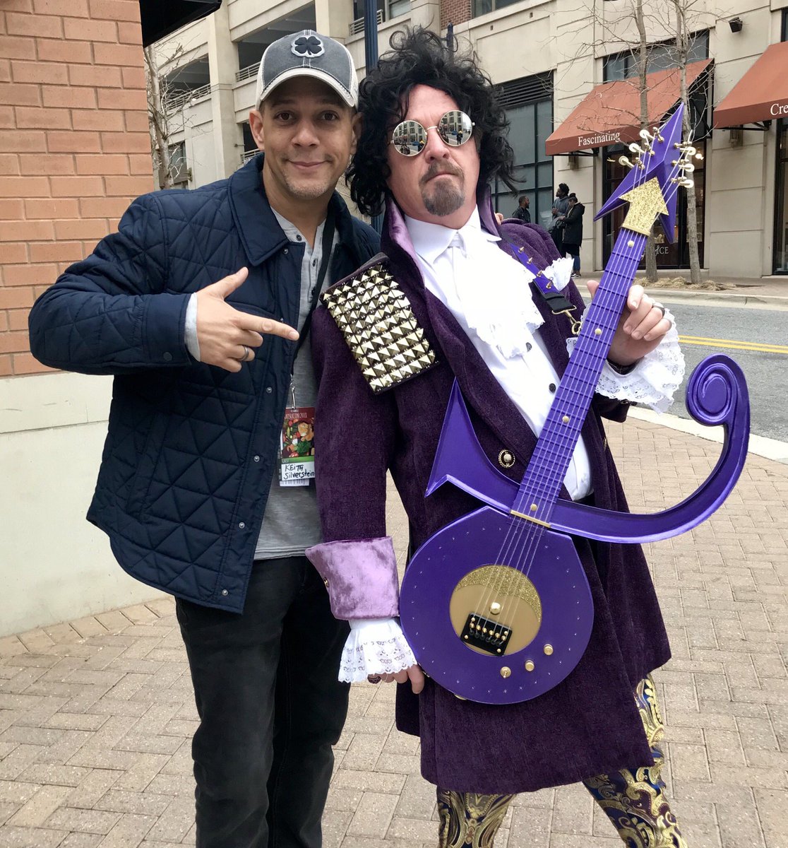 Rock and Roll is alive and it lives in @Katsucon #Prince #purplerain #hisroyalbadness #cosplay