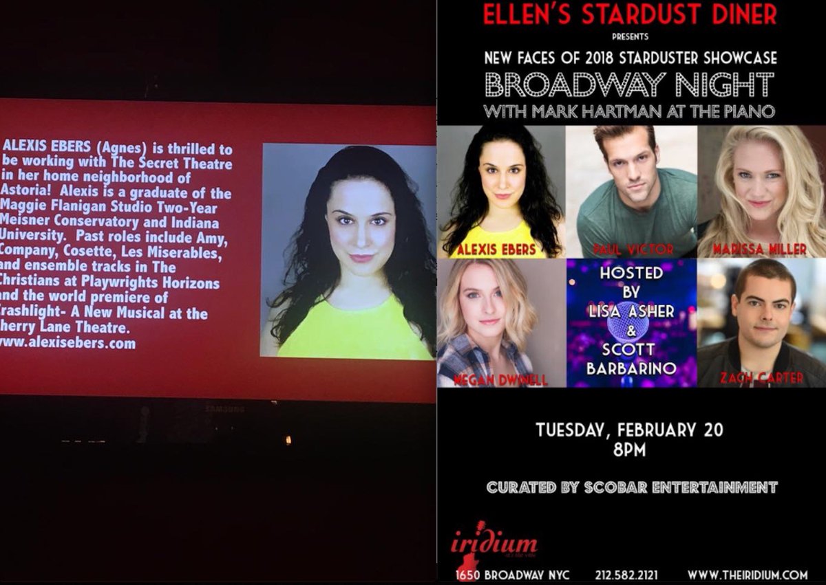 AlexisE29's tweet photo. Busy week! Opening weekend of Gypsy and only 3 days until the Starduster Showcase! Would love to see you at one or both! Get tickets for Gypsy here: https://t.co/buyGCw7ZXR and tickets for the showcase here: https://t.co/REoZfgEcuC https://t.co/Cx55AUAtXX