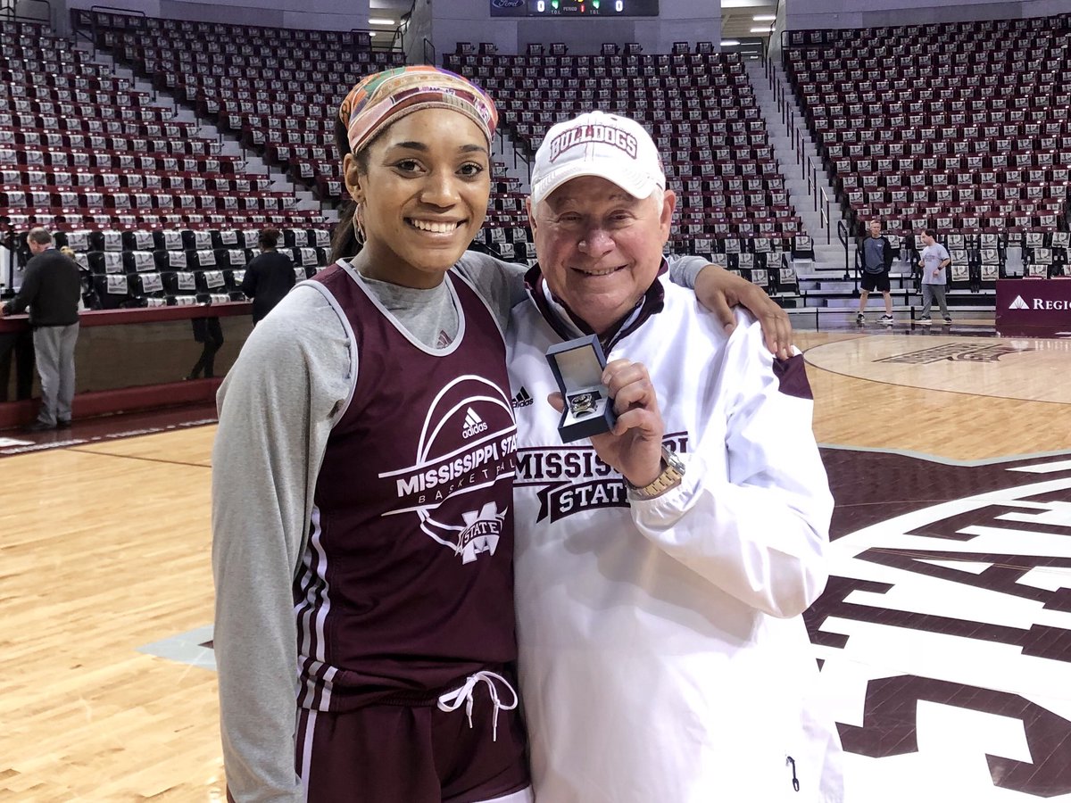 HailStateWBK's tweet photo. We’re excited to present Bulldog alum Richard Adkerson with his own national finalist ring as a thank-you for his support of our university! 

#HailState🐶 https://t.co/ltyk2MLUE1
