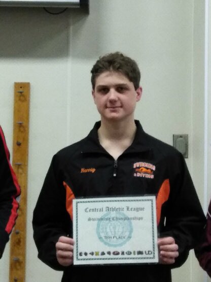 Mike Hannig 5th in the 100 back