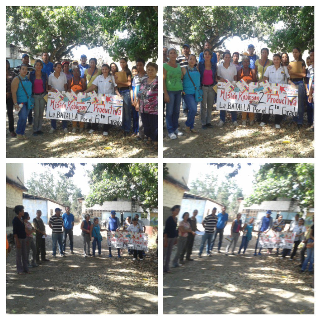 araguafsr's tweet photo. Misioneros activados en las comunidades. Q viva la Misión Robinson #zamora #Girardot #FranciscoLinaresAlcantara #JuntosTodoEsPosible  #SomosVenezuela @NicolasMaduro  @JauaMiranda @RobinsonVzla https://t.co/xP34miPVpn