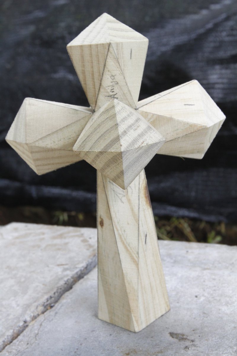 Les comparto el proceso de producción de las cruces que aprendí hacer durante mi encierro en el Renacer. 
Hoy se las regalo a los amigos y algunas personas en mi recorrido por el país, pronto estarán a la venta para apoyar a niños en riesgo social mediante <a href="/ProDerechosH/">Fundación Pro Derechos Humanos</a>