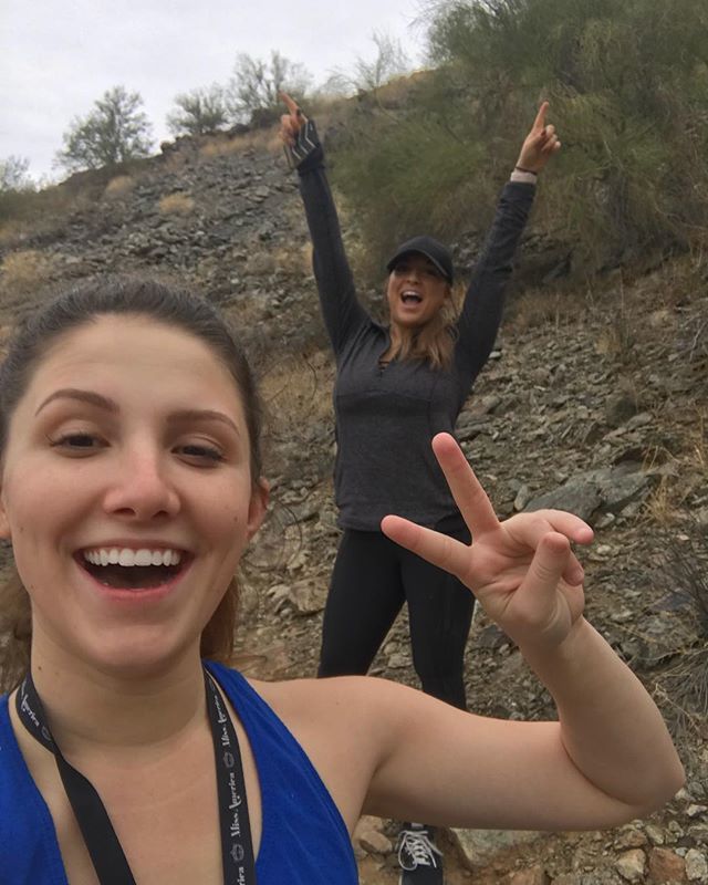 MissGilbertAz's tweet photo. #sisterhoodsaturday 💪🏻 ••• @missphoenixaz & I got our hiking on yesterday morning!! It was a blast 😍 One of the best parts about being apart of this organization is the sisterhood you gain from it💕
.
.
.
.
#MissGilbert2018 #MissGilbert #MissArizo… https://t.co/VSBytSEGvS https://t.co/wkeySNmh6n