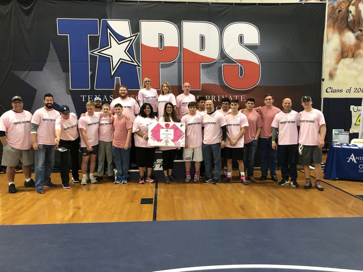 Today the saints wrestled for Lauren Fricks! Get well soon!