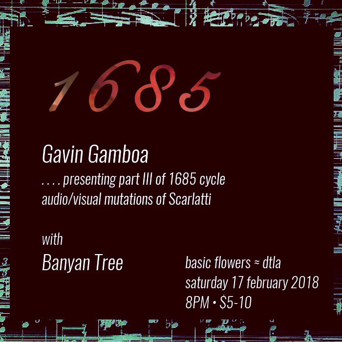 tmachinetv's tweet photo. TONIGHT @DOMEOFDOOM / @tmachinetv artist @GavartGamhag performs audio/visual set #newclassical #DTLA 8PM at #BasicFlowers https://t.co/8xWX11x1LO