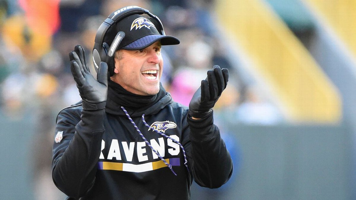 mark_e_wallace's tweet photo. Harbaugh criticizes NFL over game time change https://t.co/rhUz751i0l https://t.co/vVg4QmNJym