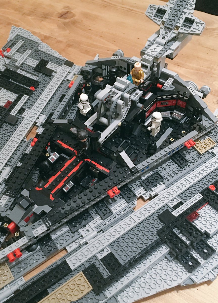 The_G_99's tweet photo. Don’t judge me! I know it’s Saturday night but........I finished it!! @thejaredi @LEGO_Group @starwars #Lego #EngineeringMasterclass https://t.co/cM9e1BPkWB