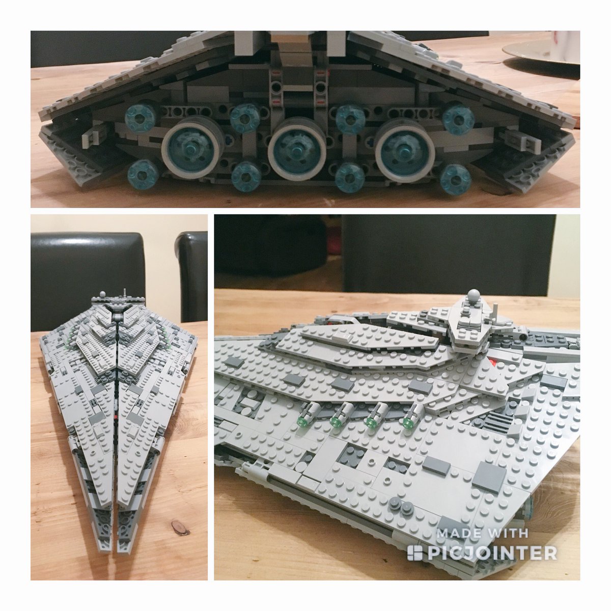 The_G_99's tweet photo. Don’t judge me! I know it’s Saturday night but........I finished it!! @thejaredi @LEGO_Group @starwars #Lego #EngineeringMasterclass https://t.co/cM9e1BPkWB