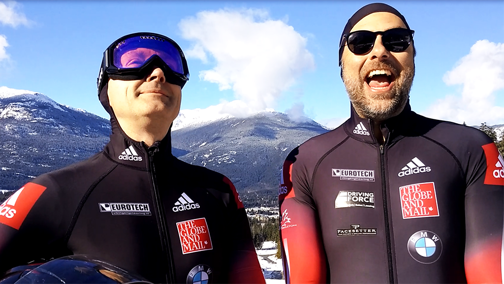 We got the true Olympic experience at the Whistler <a href="/slidingcentre/">Whistler Sliding Centre</a>! Coming Monday <a href="/PaulOnJACK/">Paul Brown</a> &amp; @KussOnJACK give you the run down!