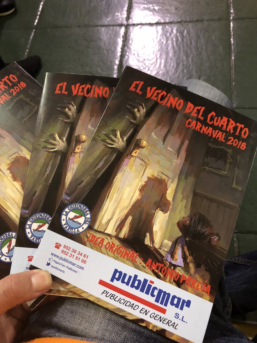 ChMurga_Varilla's tweet photo. Ya lo tenemos disponible, si queréis uno.... ya sabéis pedirnos algunos!!! #coacTorrole #carnaval #libretos https://t.co/IeTdzVidq7