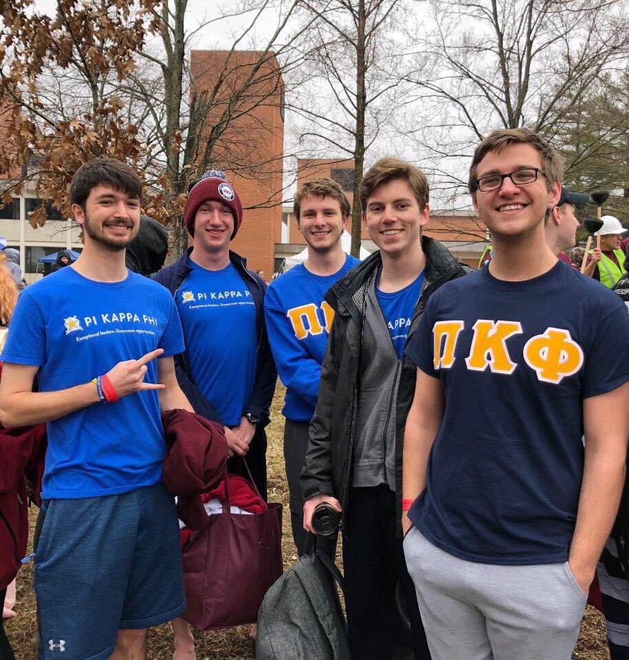 SIUPiKapp's tweet photo. We participated in our first Polar Plunge today! Thanks to everyone who donated and helped us fundraise for this great cause. We had a great time! #polarplunge2018 #pikappaphi https://t.co/0xxyZxEV6C