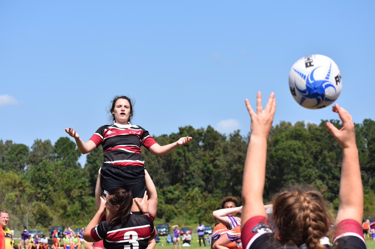 CofCWomensRFC's tweet photo. Some throwback pics against Clemson! @clemsonwrugby https://t.co/tWAjp9AVWl