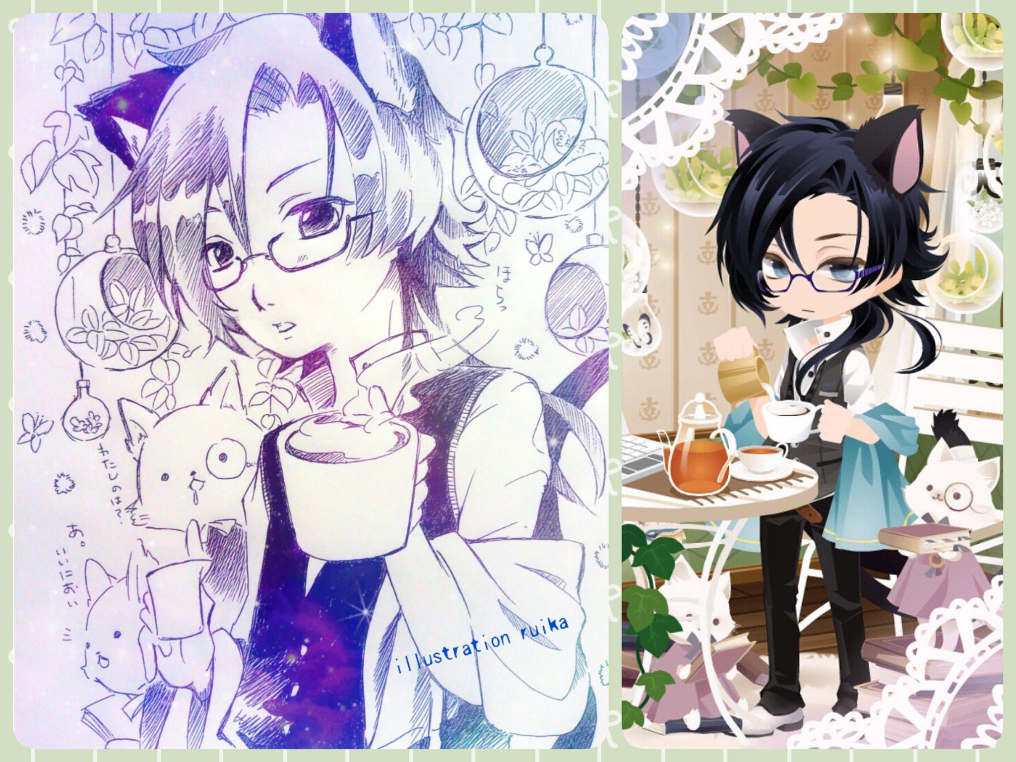 涙花 イラスト企画 けも耳 セルフィ はやさんからのリクエストで かっこいい猫耳メガネ男子コーデを いただきました ちなみにこの髪型むずかったw はねっけの流れはコレで あってるのかな w セルフィコーデ ほらっ あたたかいうちに飲んで 涙花 イラスト企画 けも耳 セルフィ はやさんからのリクエストで かっこいい猫耳メガネ男子コーデを いただきました ちなみにこの髪型むずかったw はねっけの流れはコレで あってるのかな w セルフィコーデ ほらっ あたたかいうちに飲んで