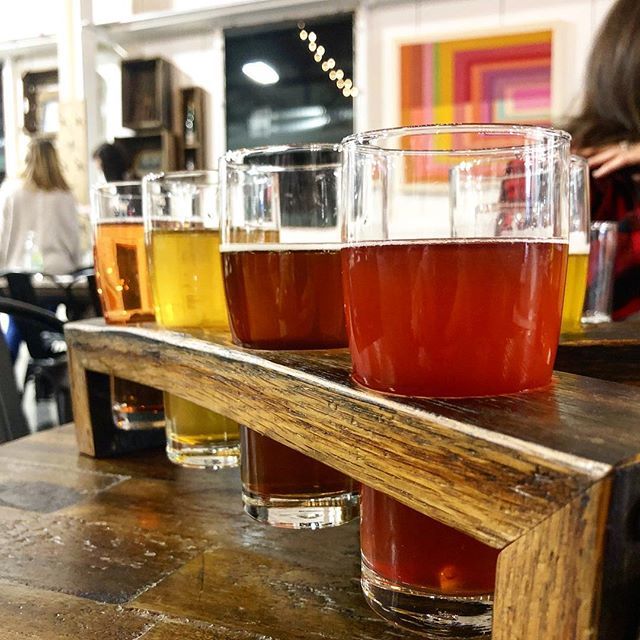DrinkCraftBeer's tweet photo. All the beers @springdalebeer #craftbeer #drinklocal #hops #sourbeer https://t.co/h8ZALPJgub https://t.co/OuQjLjF6ne