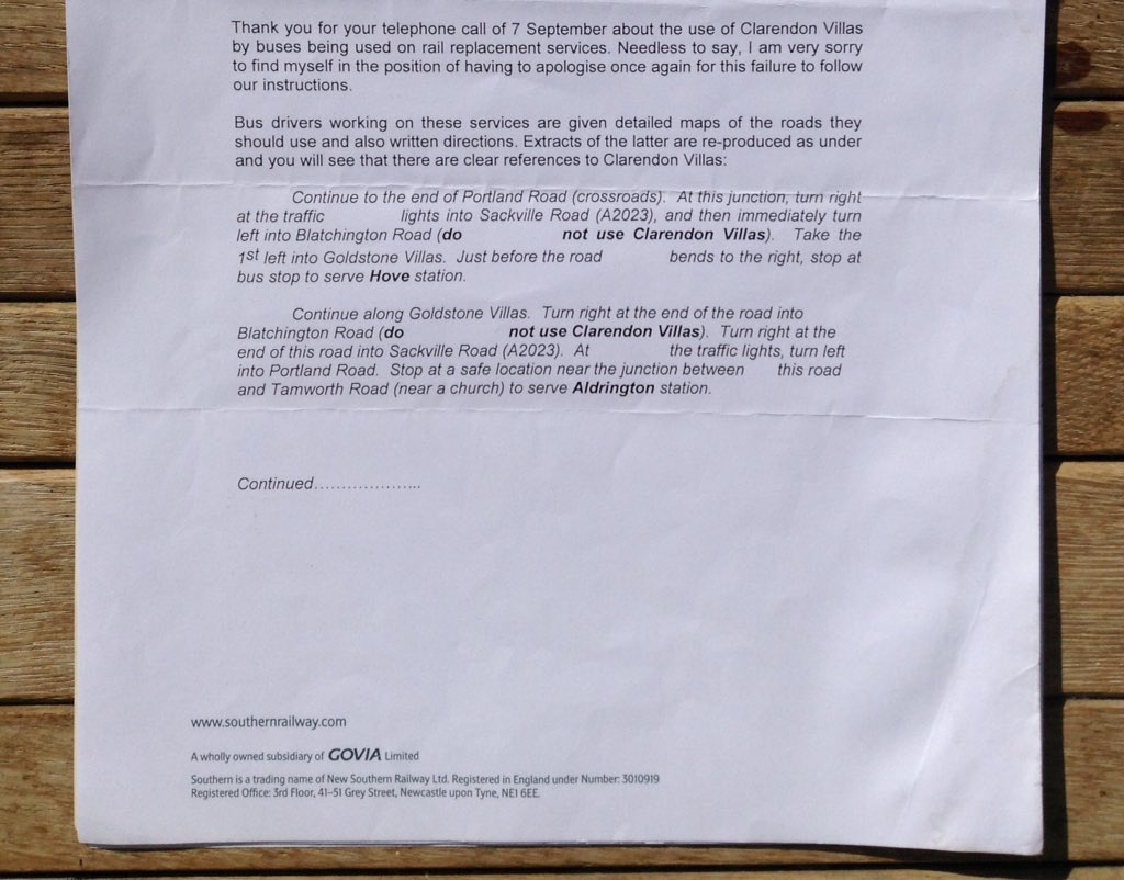 Simoncitizen's tweet photo. @thebiglemon @saveHOVE @BrightonHoveBus @UKBusAwards @SouthernRailUK @warrenmorgan @peterkyle https://t.co/054cBIV2yE May I remind you all #Buses have #Tracking onboard to #evidence exactly what #route #RailReplacementBuses are joy riding @warrenmorgan @peterkyle get on it and sort it @Simoncitizen https://t.co/rBPxNtQtGf